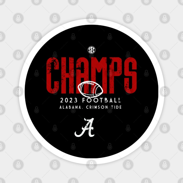 Alabama Sec Championships 2023 Retro Magnet by Boose creative